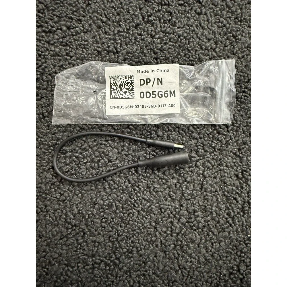 Genuine Dell DC Power Jack 7.4mm to 4.5mm Dongle Adapter Cable D5G6M